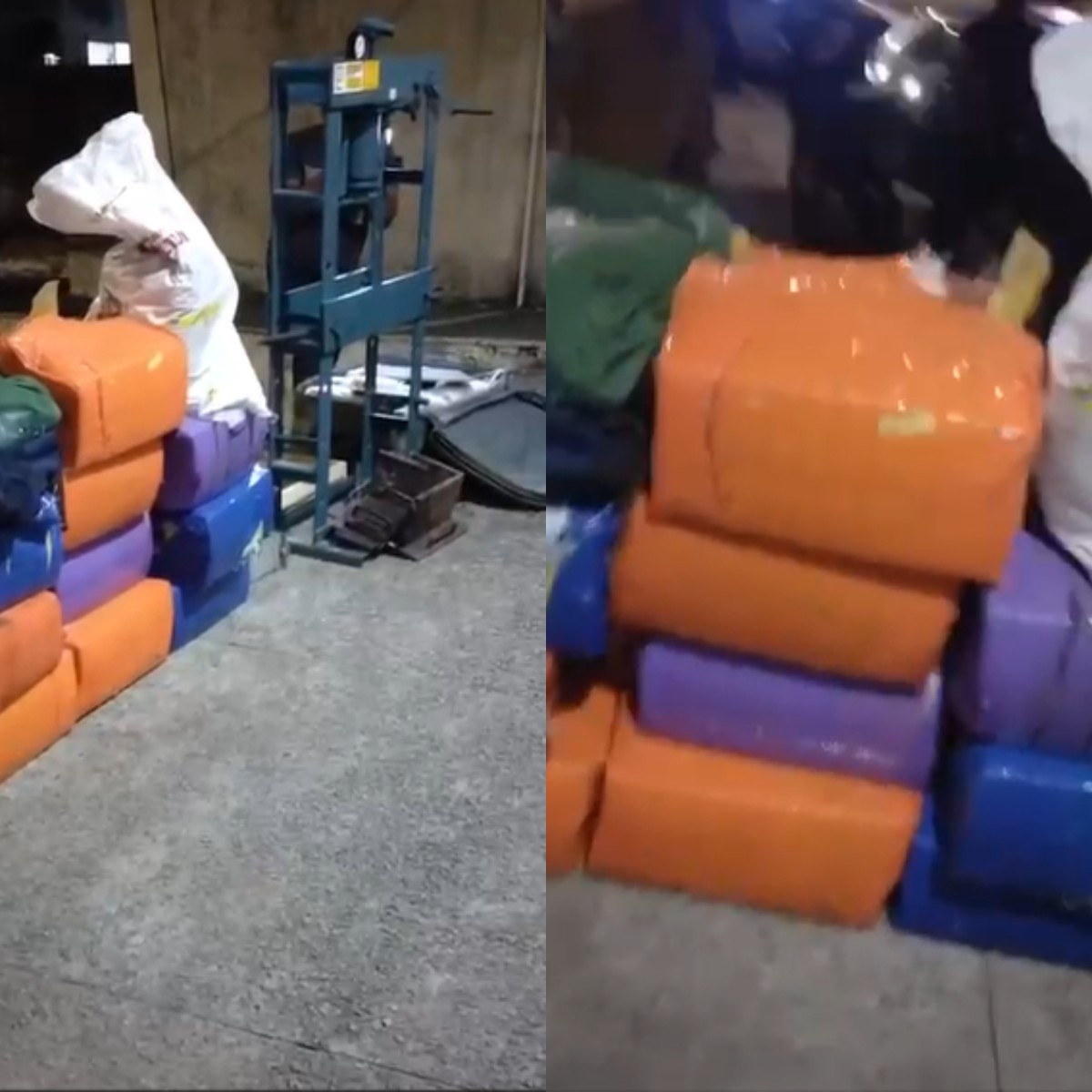 ROCAM apreende 300 kg de drogas e prensa em São Gonçalo do Amarante