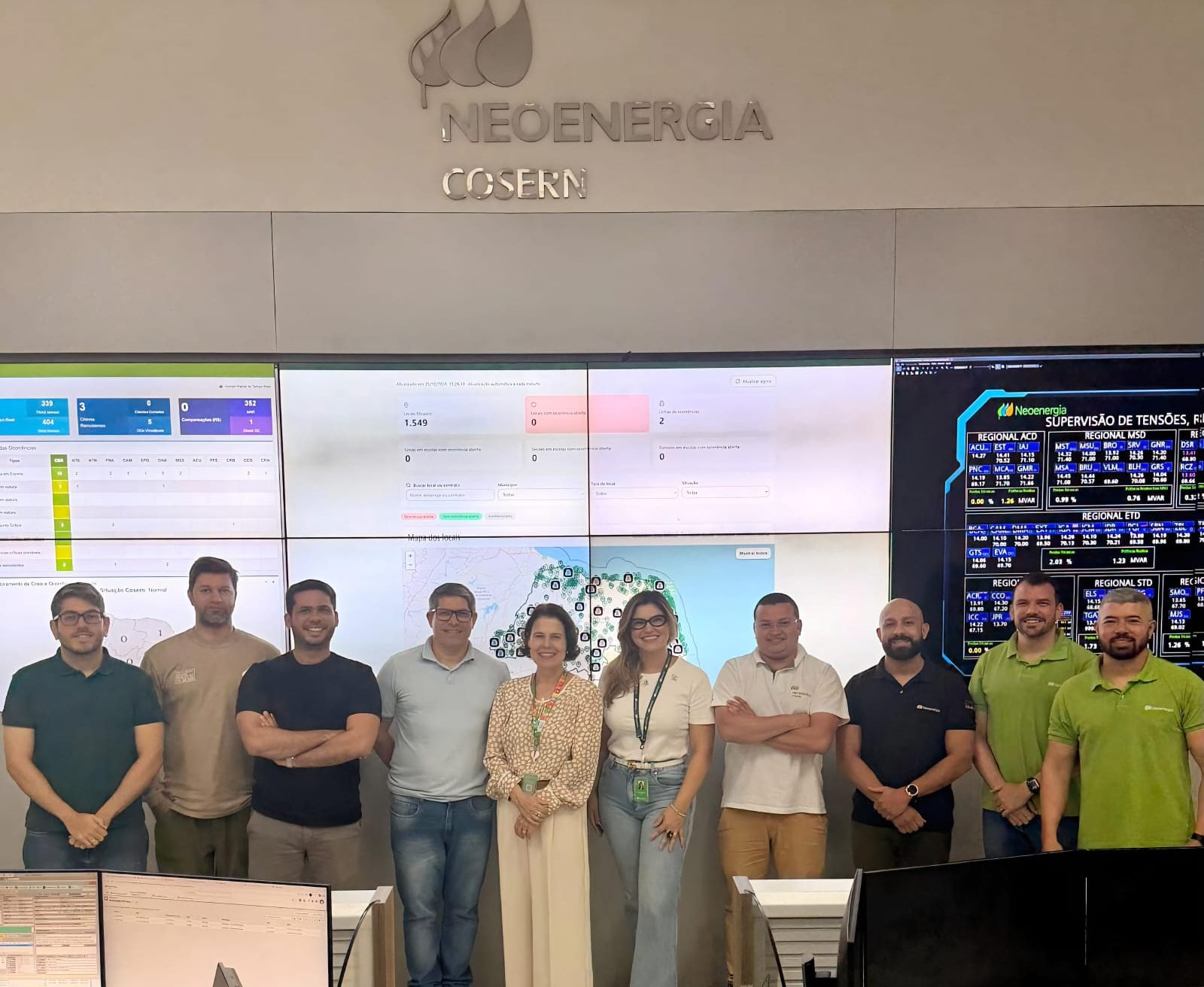 Equipes da Neoenergia Cosern atuaram durante o segundo turno das eleições no RN |