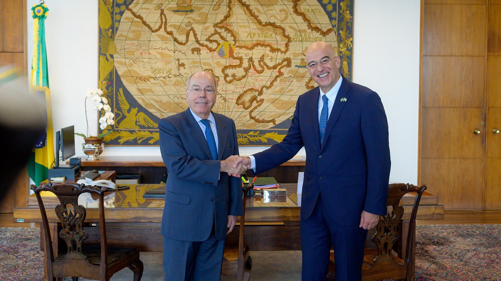 Foto de Mauro Vieira, ministro das Relações Exteriores (Itamaraty)