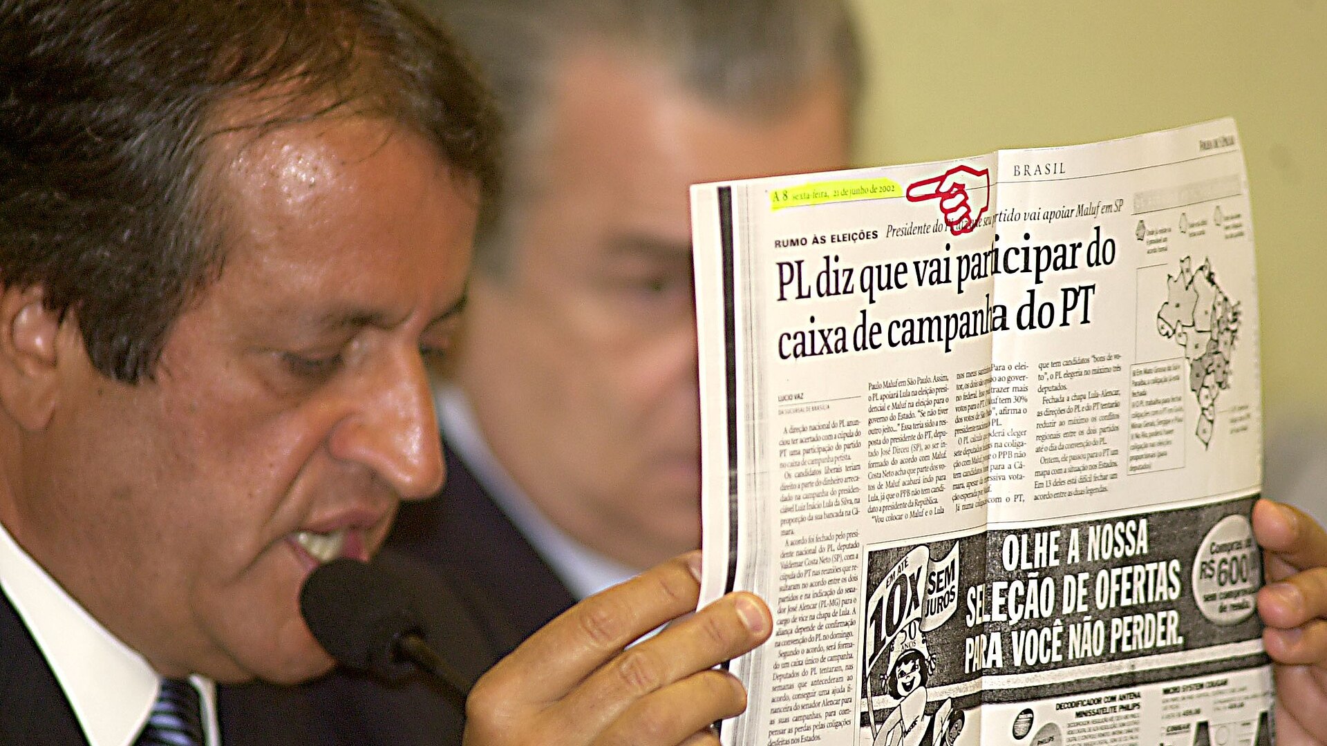 Foto de Valdemar Costa Neto, presidente do PL